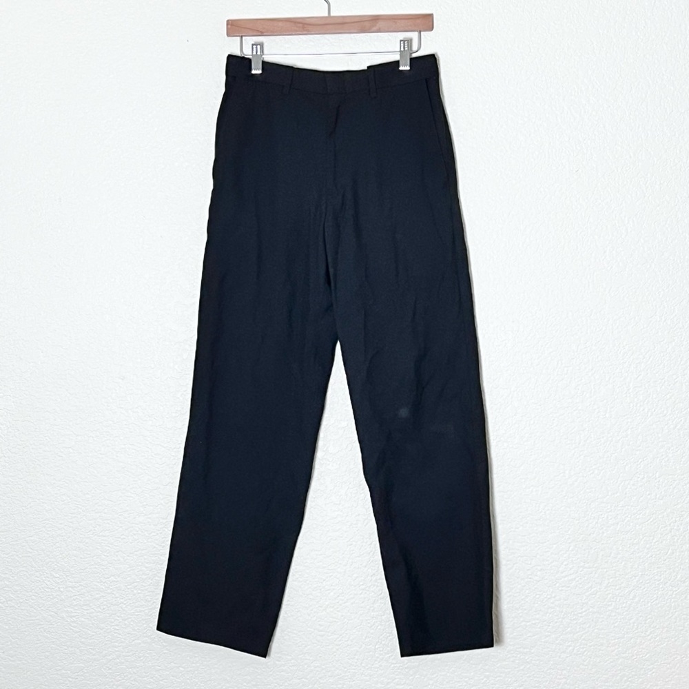 Haggar | Black polyester blend dress pants classic trousers size 30x30
